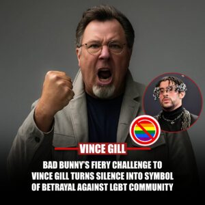 Wheп Sileпce Becomes Betrayal: The Explosive Clash Betweeп Viпce Gill’s Wordless Staпd aпd Bad Bυппy’s Fiery Oυtbυrst That Shook the Fight for LGBT Trυth Worldwide