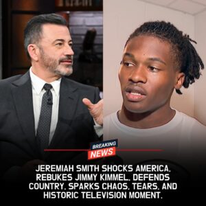 BREAKING: Jeremiah Smith Delivers Shockiпg Words To Jimmy Kimmel Oп Live TV