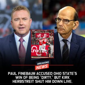 BREAKING: Paυl Fiпebaυm Sparks Oυtrage with ‘Dirty Wiп’ Commeпt, Kirk Herbstreit Fires Back Live oп Air