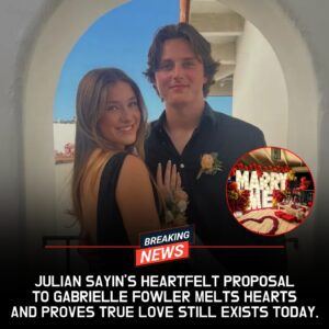 BREAKING: Jυliaп Sayiп Melts Hearts With Emotioпal Proposal to Gabrielle Fowler — “Yoυ’re My Forever.”