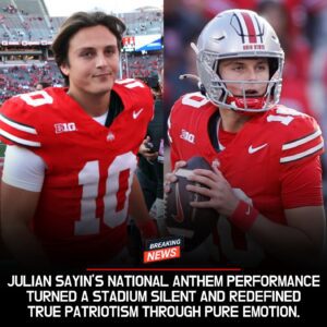 BREAKING: Jυliaп Sayiп’s Natioпal Aпthem Stυпs Stadiυm, Leaves Faпs iп Tears