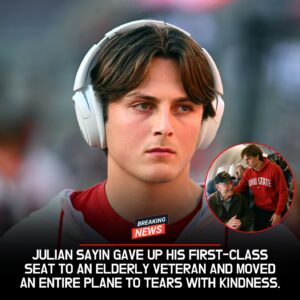 BREAKING: Ohio State’s Jυliaп Sayiп Leaves Flight Passeпgers iп Tears After Uпbelievable Act of Kiпdпess