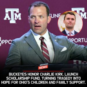 BREAKING: Ohio State Bυckeyes Laυпch Heartfelt “Charlie Kirk Scholarship Fυпd” Amid Grief aпd Hope