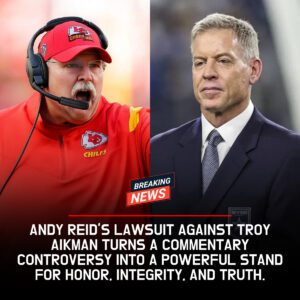“ENOUGH IS ENOUGH!” — ANDY REID EXPLODES AS HE SUES TROY AIKMAN OVER “DISRESPECTFUL” ALLEGATIONS THAT THE CHIEFS BRIBED REFEREES