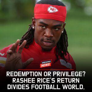 RASHEE RICE’S RETURN SPARKS DEBATE BETWEEN REDEMPTION AND PRIVILEGE, DIVIDING FANS AND DEFINING NFL’S MORAL LINE.