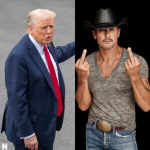 Tim McGraw’s Silent Rebellion: How Seven Words and an Old Guitar Shook a Room, Silenced Trump, and Moved a Nation