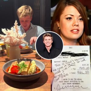 Robert Irwin’s Kindness Brings Waitress to Tears: A Simple Note That Changed Her Life