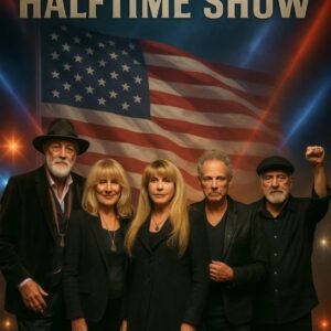 Fleetwood Mac Reunites for the “All-American Halftime Show” — A Once-in-a-Lifetime Tribute to Charlie Kirk Celebrating Faith, Freedom, and the Timeless Heart of America