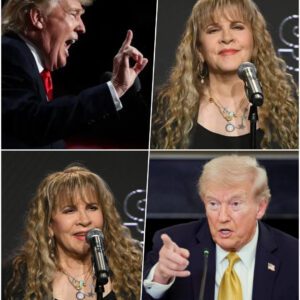 Stevie Nicks Leaves Donald Trump Stunned and Speechless on Live TV With Just One Word — A Viral Moment of Defiance That’s Shaking the Internet and Hollywood Alike
