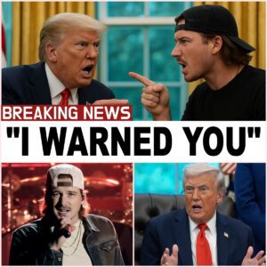 🧨 “When Silence Exploded: The ONE Word That Made Trump’s Face Turn Crimson and Left America Speechless During Morgan Wallen’s Live Showdown on National TV”