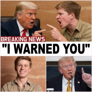 “The Shocking One-Word Moment That Shattered Live Television: How Robert Irwin’s Explosive Confrontation with Donald Trump Left America in Stunned Silence and the Internet in Absolute Chaos”