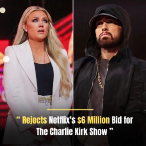 🔥 HOLLYWOOD SHOCKWAVE: Erika Kirk and Eminem Turn Down Massive Netflix Deals — Both Refuse to Sell What Money Can’t Buy - th