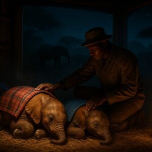 When Night Falls at the David Sheldrick Wildlife Trust — Inside the Gentle World Where Orphaned Elephants Are Healed by Love, Care, and Second Chances