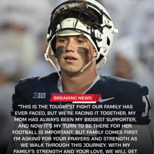 💔 SAD NEWS: Penn State star Drew Allar and his family are facing heartbreaking news about his mother — and the head coach’s reaction left fans stunned 👇 - tuta