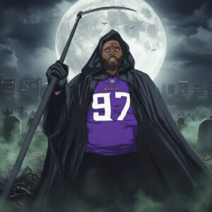 In a Spine-Chilling Halloween Statement That Sends Tremors Across the League: Minnesota Vikings Unveil ‘THE GRAVEDIGGER’ Poster Starring Javon Hargrave — A Symbol of Fear, Passion, and the Relentless Spirit That Refuses to Die Before the Battle Begins. -hti
