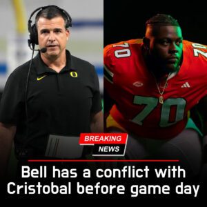 “Tension Erupts in Miami: Markel Bell’s Explosive Clash with Coach Mario Cristobal Sends Shockwaves Through the Hurricanes Locker Room Just Hours Before Their Most Crucial Game of the Season.” -hti What was supposed to be a calm night before battle has turned into a storm inside the Miami Hurricanes camp. Sources close to the team confirm that offensive lineman Markel Bell and head coach Mario Cristobal had a heated confrontation just hours before kickoff — an exchange so intense that Bell’s participation in tomorrow’s game is now in serious doubt. -hti