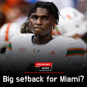Breaking: Miami Hurricanes Star Cam Ward Faces Unexpected Injury Scare Ahead of Crucial Game — His Battle to Overcome Pain and Prove His Worth Has Inspired Every Teammate and Fan Watching. -hti The stadium lights are set, the anticipation is electric — but one name has suddenly cast a shadow of uncertainty over the Miami Hurricanes. Cam Ward, the heart and engine of the team’s offense, suffered an unexpected injury during the final practice before the big game, leaving fans, teammates, and coaches in collective shock. Reports suggest his chance of playing stands at just 50%. Yet, those who know Cam understand — numbers can’t measure his willpower. Behind every touchdown, every tackle, every sprint, there’s a man who refuses to let pain define him. And as whispers spread through the sports world, one question lingers louder than the crowd itself: Will Cam Ward rise again when his team needs him most? -hti
