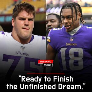 “When Hope Returns to the North: The Emotional, Electrifying, and Heart-Stirring Comeback of Justin Jefferson and Brian O’Neill That Could Reignite the Vikings’ Unfinished Dream of Glory This Sunday” -hti