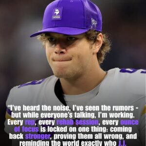 🚨 BREAKING: J.J. McCARTHY SETS THE NFL ABLAZE — Preparing for His Epic VIKINGS COMEBACK Amid EXPLOSIVE Controversies, RUMORS of LOCKER ROOM TENSION, and BRUTAL CRITICISM From Fans and Analysts That Could Make or Break His Legacy - tuta