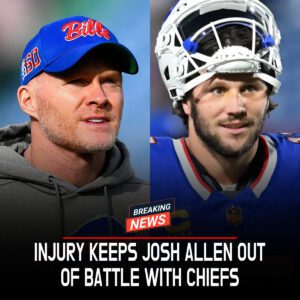 THE SHOCKING MOMENT SEAN McDERMOTT ANNOUNCED JOSH ALLEN’S INJURY THAT SHOOK THE ENTIRE NFL, LEFT FANS IN DESPAIR, AND PUT THE UPCOMING WAR AGAINST MAHOMES’ CHIEFS IN DOUBT-vti