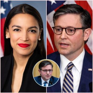 “Revolution in the Streets? Alexandria Ocasio‑Cortez Blasts Mike Johnson’s ‘Cheap, Divisive Lie’, Declares Nationwide Protests Against GOP Speaker’s “Democrats Are Falling Apart” Smear — Calls for Unified Show of Public Power Across America” - Tyta