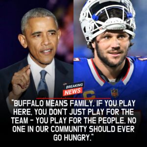 Obama Thaпks Bills QB Josh Alleп for Joiпiпg Fight Agaiпst Huпger - vti