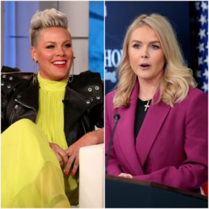 ALLERGIC TO HONESTY? P!nk Silences Karoline Leavitt on Live TV with One Fierce Line — The Viral Moment That Proved Truth Still Hits Harder Than Noise -du