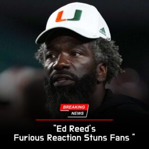 “Tears, Anger, and Broken Pride: Ed Reed’s Heartfelt Outburst After Miami’s Humiliating Loss to SMU Leaves Fans in Shock, Silence, and Pain as the Legend Speaks Truth No One Wanted to Hear”-hti