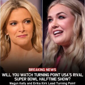 When the Lights Shine Again: Megyn Kelly and Erika Kirk’s Heartfelt Super Bowl Revelation That Brought America to Tears, Sparked Hope, and Promised to Change the Meaning of Halftime Forever - pm