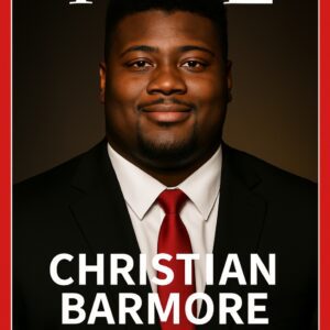 “From Crimson Dreams to Global Greatness: How Christian Barmore’s Unstoppable Journey from an Overlooked College Phenom to TIME Magazine’s ‘100 Most Influential People in Global Sports’ Became the Story That Redefined What True Power, Passion, and Purpose Mean in the NFL”-hti