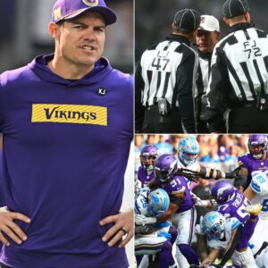 NFL IN CRISIS: MINNESOTA VIKINGS–DETROIT LIONS OFFICIATING CREW SUSPENDED AS KEVIN O’CONNELL’S SEVEN WORDS SHAKE THE LEAGUE - tuta