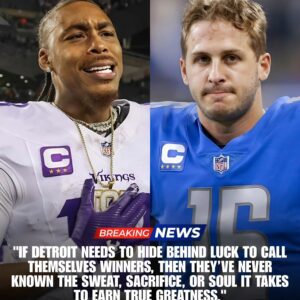“THE MOST HATED TEAM IN THE WORLD” — Jared Goff’s Explosive Outburst After the Lions’ Defeat Sparks Chaos Across the NFL, But Justin Jefferson’s 45-Second Video Response Changed Everything - tuta