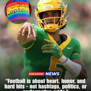 DANTE MOORE STANDS ALONE: The Oregon Ducks Quarterback Who Defied the NCAA’s ‘Woke’ Symbolism — and Sparked a Firestorm That Shook College Football to Its Core - tuta