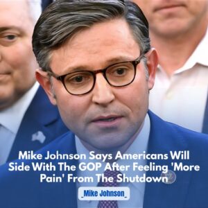 Speaker Mike Johnson Lashes Out at Media and Democrats After Poll Shows Public Blames GOP for Shutdown - th