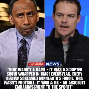 ABSOLUTELY EXPLOSIVE: ESPN’S STEPHEN A. SMITH ACCUSES NFL REFEREES OF “FAVORITISM” AFTER VIKINGS’ 27–24 WIN — BUT COACH KEVIN O’CONNELL’S 11-WORD RESPONSE LEFT THE ENTIRE LEAGUE SPEECHLESS - tuta