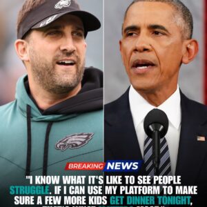 When Kindness Takes the Field: How Nick Sirianni’s $60,000 Donation After Obama’s Call Turned the Eagles’ Pride Into a National Inspiration - tuta