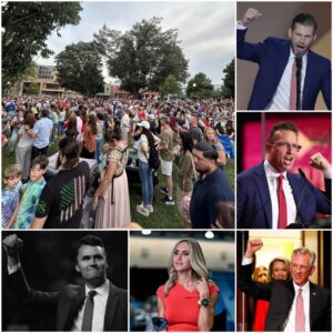 Massive Crowds at Auburn University for Turning Point USA Event With Eric Trump, Lara Trump, and Sen. Tuberville -du