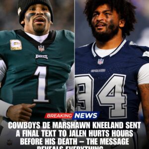 EXCLUSIVE SHOCKER: Cowboys DE Marshawn Kneeland Sent Final, Desperate Plea to Eagles Star Jalen Hurts Hours Before Death, Exposing the NFL's Catastrophic Failure in Mental Health Support and Systemic Silence. - tuta