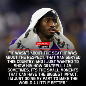 ❤️✈️ “BREAKING: Minnesota Vikings’ Jordan Addison Quietly Sacrifices First-Class Seat for Elderly Veteran and Performs Unseen Acts of Kindness on Flight, Leaving Passengers and Crew Moved to Tears Across the Cabin” -hti