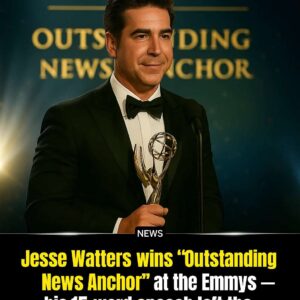 BREAKING: The Emotional Moment Jesse Watters’ Emmy Speech Left Millions in Tears, Proving That True Power Lies Not in Fame, But in Heart, Courage, and Humanity Beyond the Spotlight - pm
