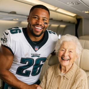 Saquon Barkley’s Unforgettable Act of Kindness at 30,000 Feet — The NFL Star Who Gave Up His First-Class Seat and Taught America What True Greatness Looks Like - tuta