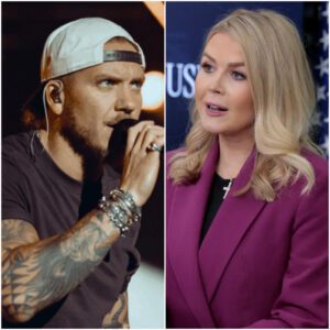 Brandon Lake Calmly Reads Karoline Leavitt’s “Be Silent” Tweet on Live TV, Disarming Critics With Grace, Faith, and Truth -du