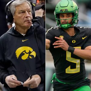 💥“HE’S A CHEATER!” Iowa Coach Kirk Ferentz Explodes After Oregon Ducks’ Dante Moore Sparks National Scandal With Shocking Reply - tuta