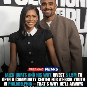 From the Field to the Future: Jalen Hurts and His Wife Pledge $1.5M to Transform Philadelphia Youth Lives Forever - tuta