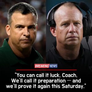 🔥 Miami (FL) Controversy Erupts: Dave Doeren Blasts Victory as Luck and Ref Bias, Mario Cristobal Responds with Three Words That Leave Everyone Laughing -hti
