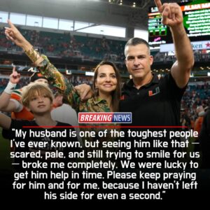 Emotional and Heart-Wrenching: Jessica Cristobal Speaks Out After Coach Mario Cristobal’s Sudden Hospitalization — “We’re Taking It One Day at a Time” 💔 -hti
