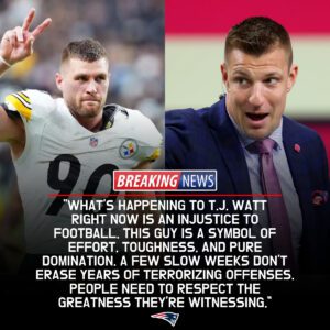Rob Gronkowski Defends T.J. Watt Amid Harsh Criticism: “What’s Happening to Him Is an Injustice to Football” -hti