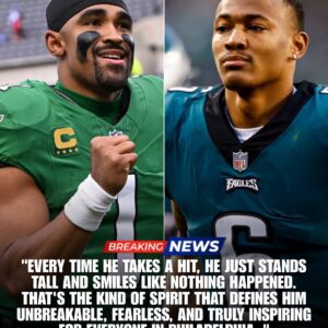 🔥 THE EAGLES NEVER FALL: Jalen Hurts reveals the secret behind DeVonta Smith: “He gets hit, he stands tall, and smiles like nothing happened” - tuta