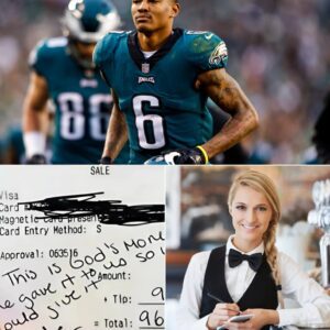 BREAKING: Waitress Left Shaking After Opening DeVonta Smith’s Mysterious Folded Note That Instantly Turned a Quiet Dinner Into a Life-Changing Moment - tuta