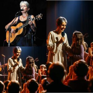 joan baez stops mid-song to hug young fan — one whisper leaves audience speechless and goes viral instantly - th